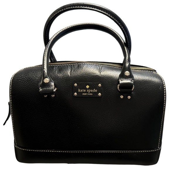 kate spade Black Structured Leather Handbag - Picture 1 of 8